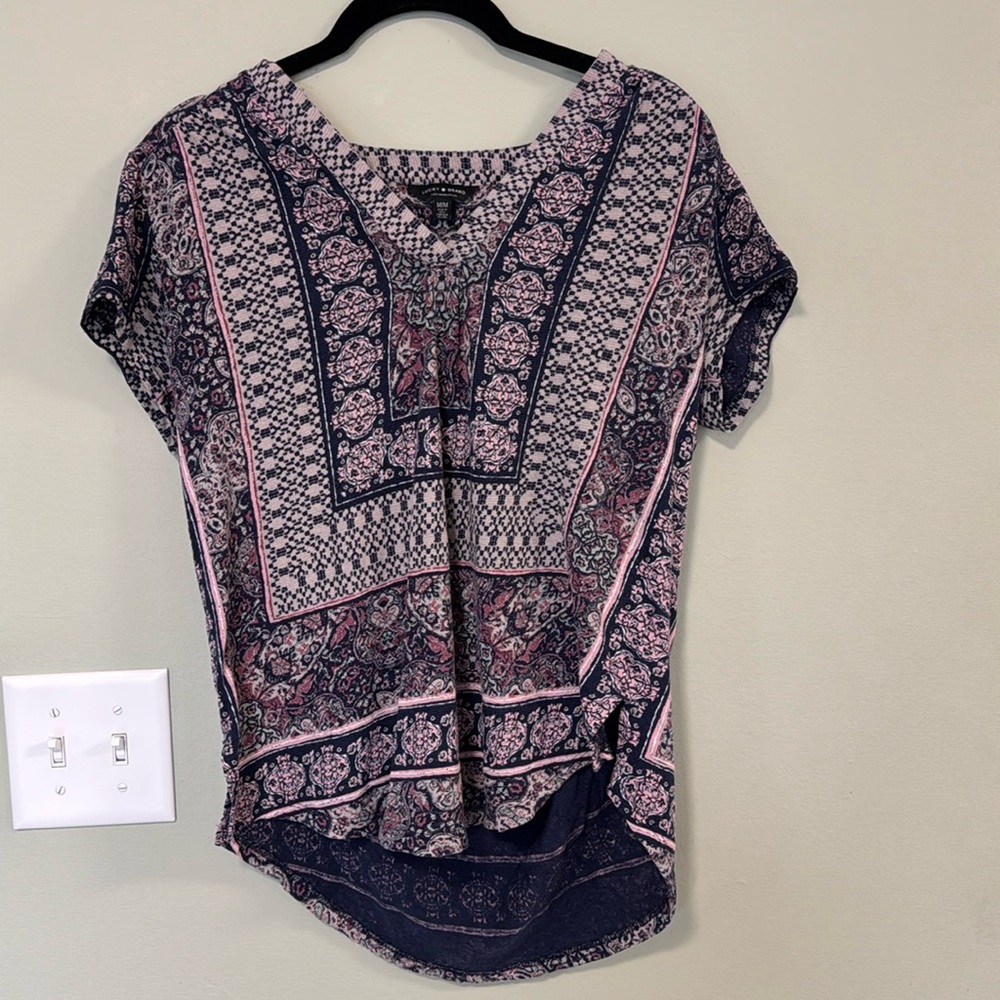 Lucky Brand Paisley Top